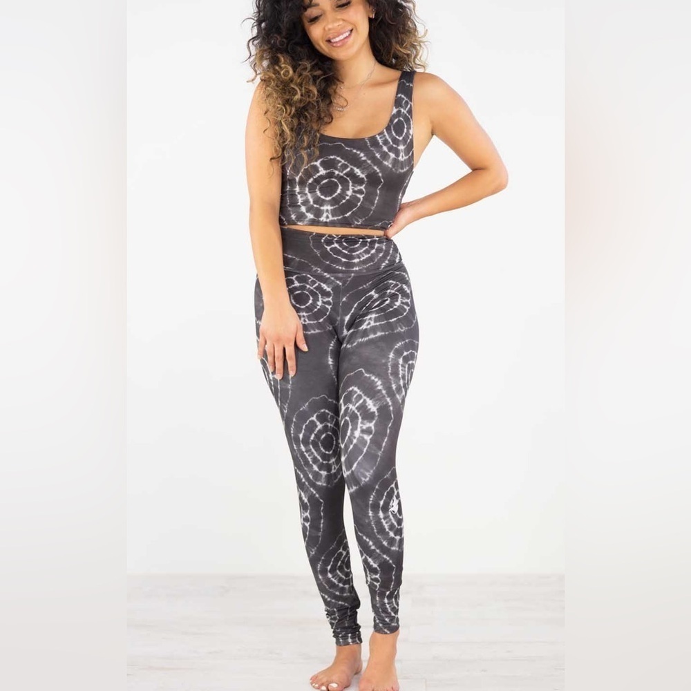 Eagle rock Werkshop Charcoal circles leggings - Picture 2 of 8